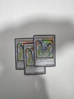 3x Yugioh - Stardust Spark Dragon - DUDE-EN012 - Ultra Rare - 1st Edition - NM