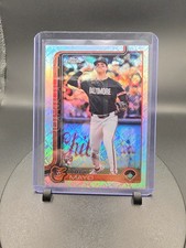 Coby Mayo 2025 Topps Chrome #120 Fanatics Exclusive Topps Logo Refractor