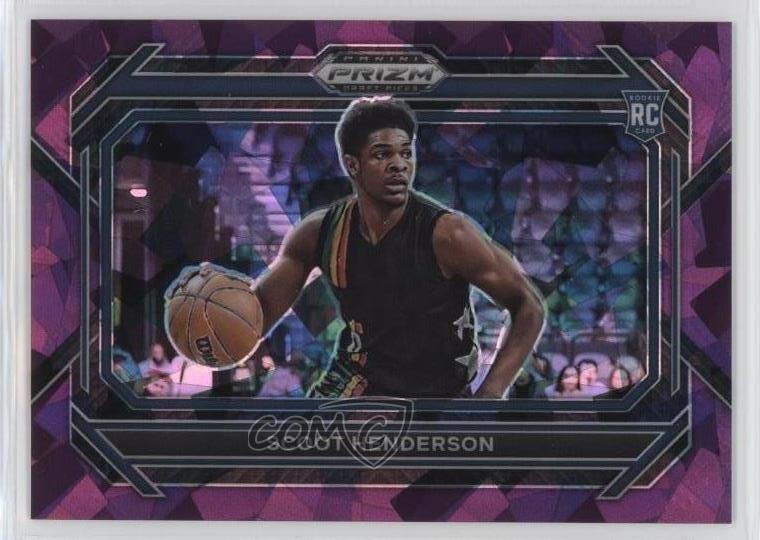 2023 Panini Prizm Draft Picks Purple Ice Variations 55/149 Scoot Henderson 0xr3