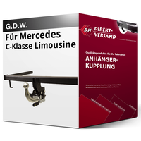 für C-Klasse Limousine Typ W206 (G.D.W.) AnhäNgerkupplung Horizontal Abnehmbar