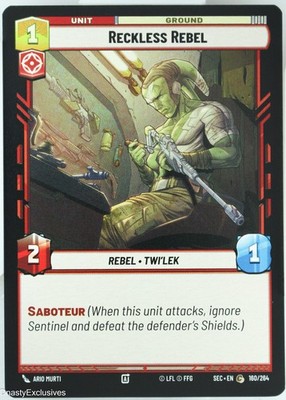 Reckless Rebel (160) | Secrets of Power | Standard | NM