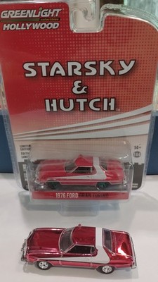 GREENLIGHT CRASHED STARSKY & HUTCH 1976 GRAN TORINO Chase W/ Loose Chrome Chase
