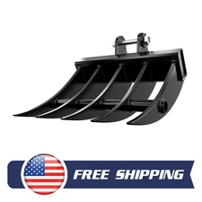 400mm Rake for 1 Ton Mini Excavator Digger Attachments USA Stock FREE SHIPPING
