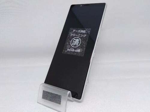 SONY XPERIA 1 Japonia Wersja au SOV40 Odblokowany biały telefon komórkowy Testowany w bardzo dobrym stanie - Zdjęcie 2 z 6