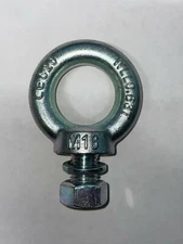 (LOT OF 10) M16 shoulder lifting eye bolts with washers & nuts CEC20 HS WLLO