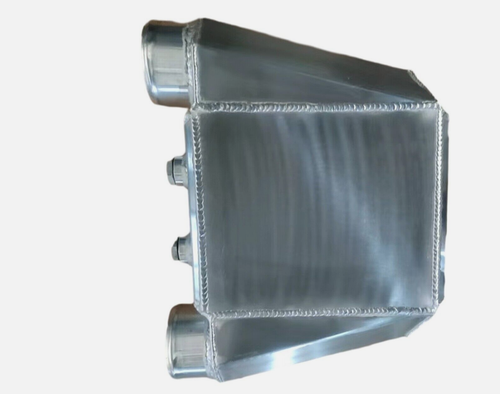 Aluminum Air to Water Intercooler A/W IC 3.5" in/out Liquid 16.5"x13"x4.5" 3.5" - Picture 7 of 8