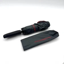 Porsche Short Handle Umbrella w/ Auto Open – Red Logo, Compact & Durable