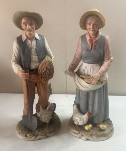 Wnętrze domu Homco Stary mężczyzna i kobieta 8744 The Mayfields 13" - Dom wiejski