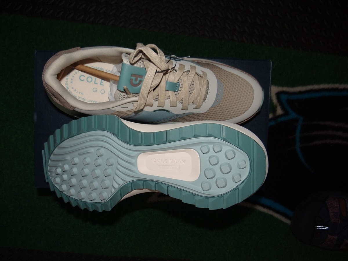 Cole Haan GrandPro Ashland Golf Shoes Silver Lining /Trellis size