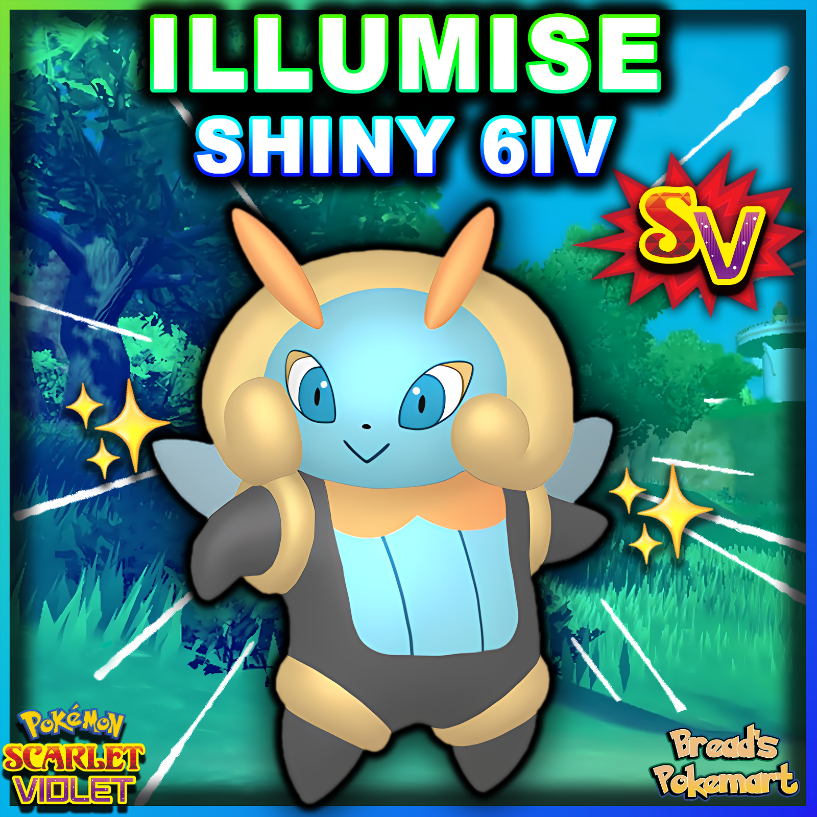 EEVEE SHINY 6IV + Any Item | Ready for competitive battle! | Pokemon  Scarlet & Violet | Fast Delivery