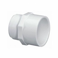 Primex 88150 3/4 Inch Male Thread x 1/2 Inch Slip PVC Adapter Sch 40