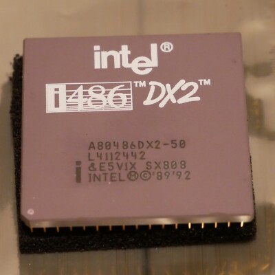 Intel I486 486 Dx2 Gold Processor CPU A80486dx2-50 for sale online