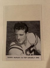 Terry Hurley Montana Grizzlies 1957 Football SI Panel RARE!