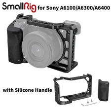 SmallRig A6400 Camera Cage with Silicone Handle for Sony A6100/A6300 -3164