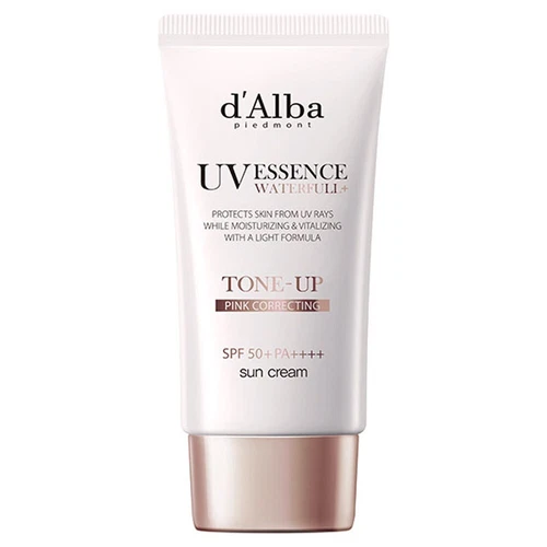 D'ALBA UV Essence Waterfull Tone-up PINK Sun Cream 50mL SPF50+ PA++++