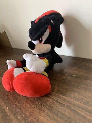 Rare Sonic Boom Hedgehog Shadow Plush Stuffed Animal 8”