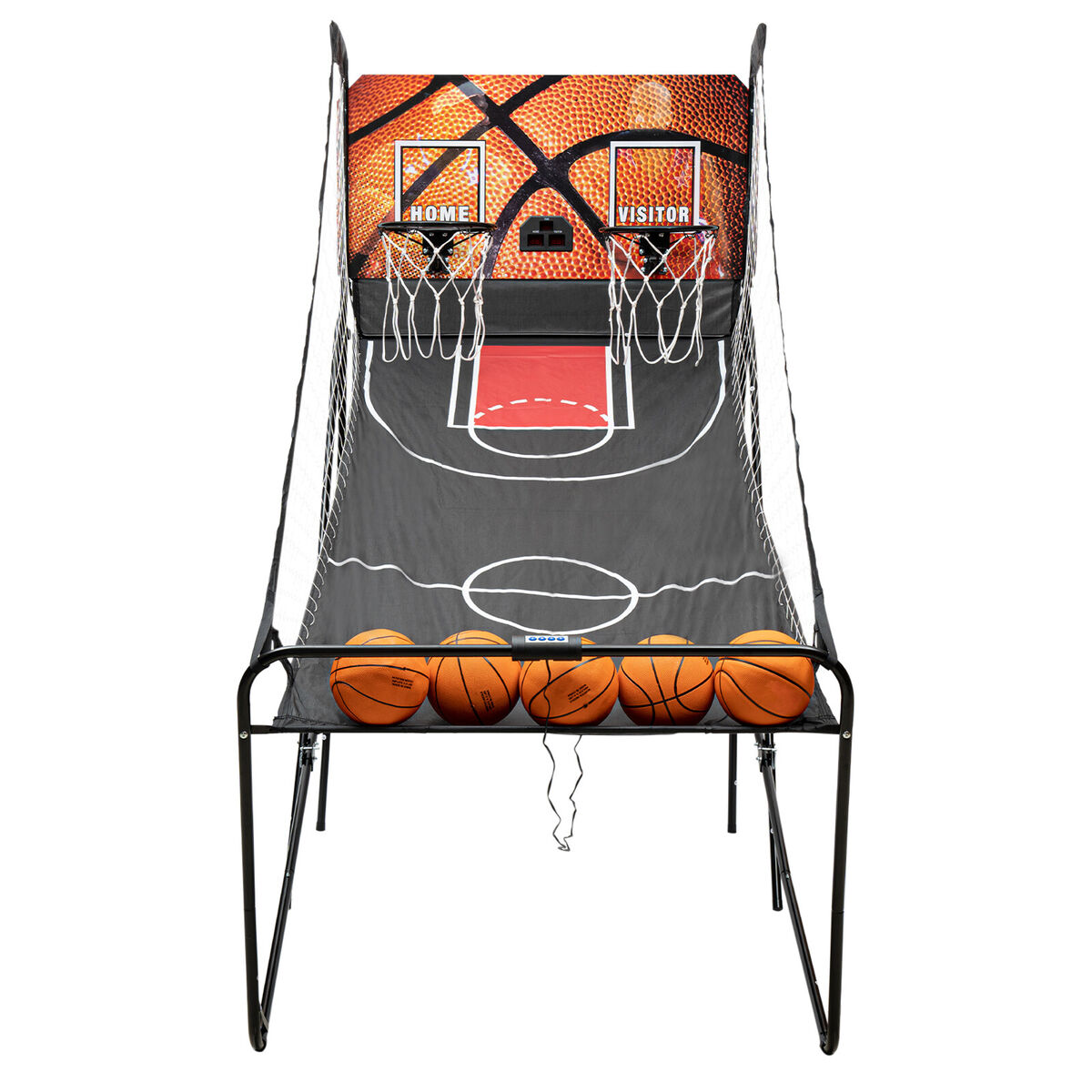 Outdoor Basketball Arcade Game Double Electronic Hoops Shot 2 Player Games