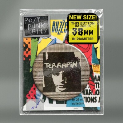 SYD BARRETT - Pink Floyd Terrapin Madcap Laughs 38mm Badge Button Pin x1