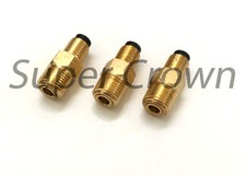 Paquete de 3 válvulas de retención dosificadoras de lubricante de latón conector en línea de 4 mm PST 1 Showa