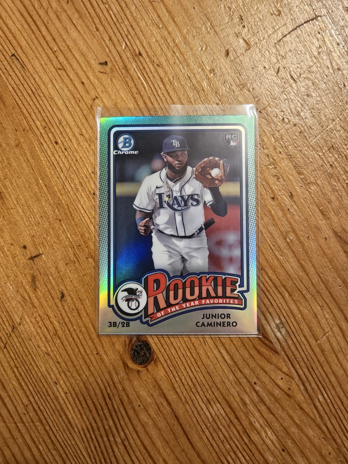 2024 Bowman - Rookie of the Year Favorites #ROY-8 Junior Caminero (RC) Tampa Bay