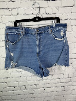 Abercrombie High Rise Inch Mom Short Size 34/18
