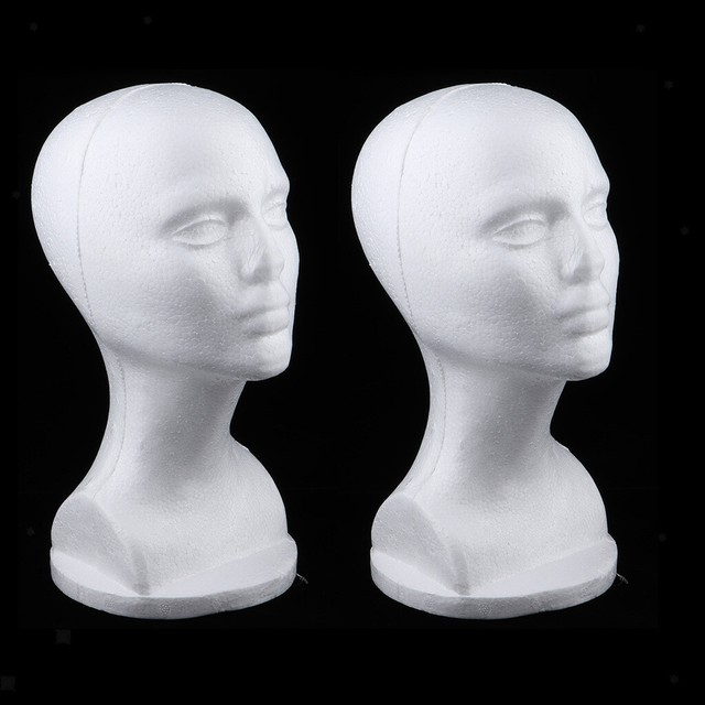 styrofoam mannequin head