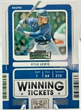 2021 Contenders Winning Tickets #WT-KL Kyle Lewis - Seattle Mariners