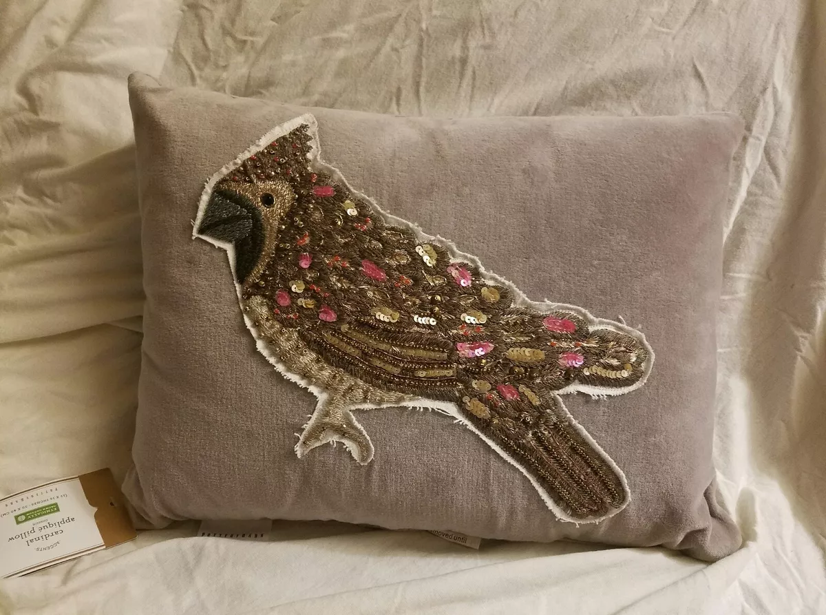 Cardinal pillow hotsell pottery barn