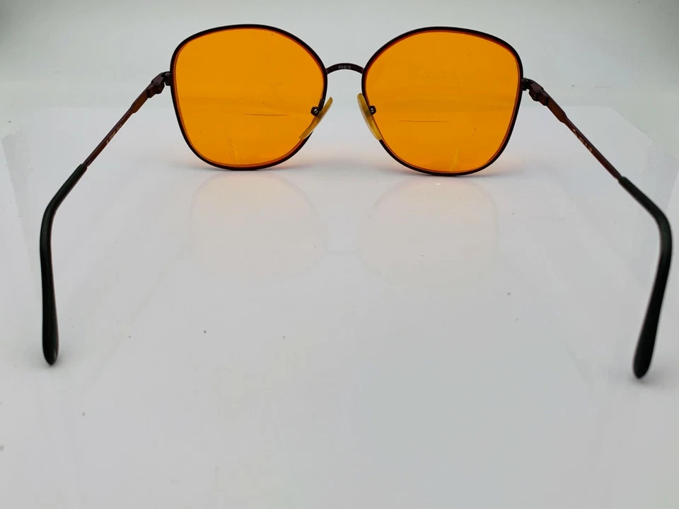 Gafas de sol vintage Tura 14 púrpura rosa borgoña ovaladas SOLO MARCOS Italia Foto 4 de 4