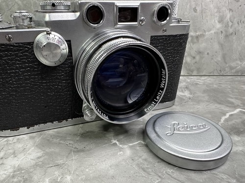 Leica D. R.P. Ernst Leitz Wetzlar Germany Nº 525277 Film Camera W/Case & Meter - Picture 3 of 24
