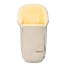 Temperature-Regulating Lambskin Footmuff  from Birth all Seasons Removable Top