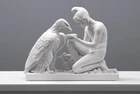 Eagle Statue with Ganymede (Cupbearer) - MADE IN EUROPE (26cm /10.2 inch)