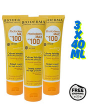 3X BIODERMA PHOTODERM Max SPF 100 Sunscreen Sunblock 40ml