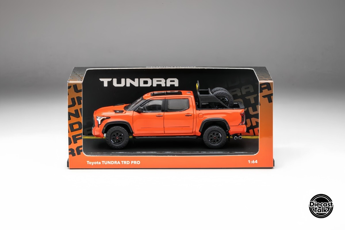 GCD ダイキ DIECAST GARAGE 限定 トヨタ・タンドラ GCD 1:64 Toyota Tundra Black with Roof rack and trunk tack