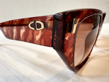 Vintage Christian Dior 2568 30 Optyl Red Gold Speckle Sunglasses 57 15 135