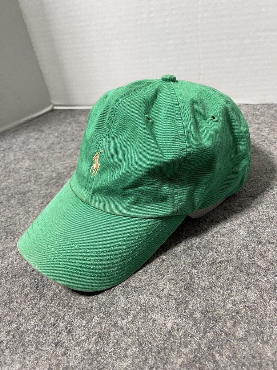 Vintage Green Cotton POLO RALPH LAUREN Casual Taiwan CLEANED Hat