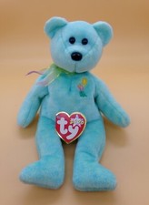 TY Beanie Baby- Ariel The Bear Retired Collectible In Memory 1981-1988 Tag Loose