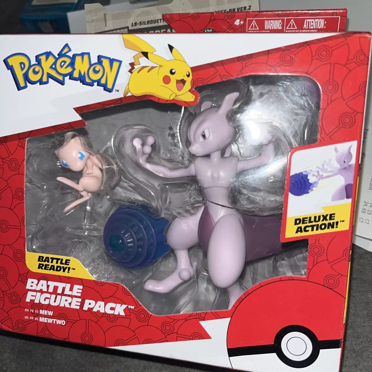 Figura Mewtwo Pokémon com Mecanismo