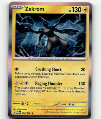 Zekrom 066/182 SV04: Paradox Rift for sale | eBay