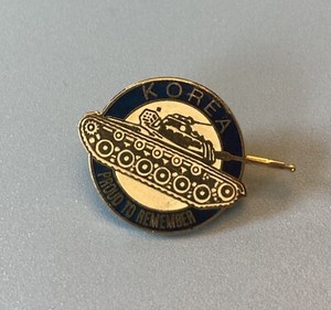KOREA Lapel Pin,hat and tie (Proud to remember) Military Collector - T100