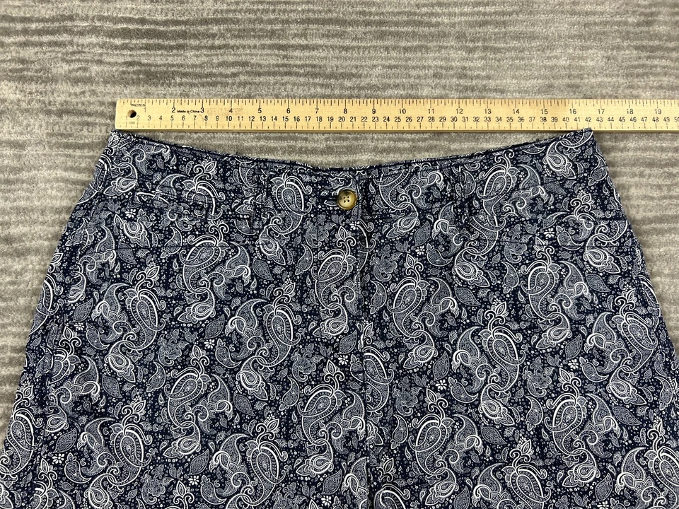 Pantalones Cortos Kim Rogers 16 Multicolor Paisley Bermudas Exterior Informal Foto 4 de 4