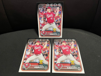 (3) 2024 Topps Andrew Abbott RC #214 Reds