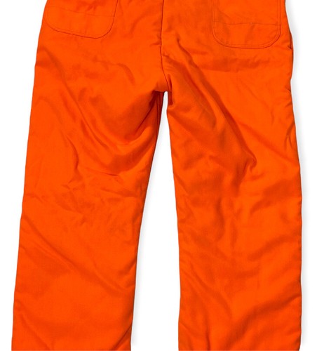 Vintage Gander Mountain Mens Blaze Orange Snow Body Suit Hunting Insulated 2XL - Picture 9 of 12