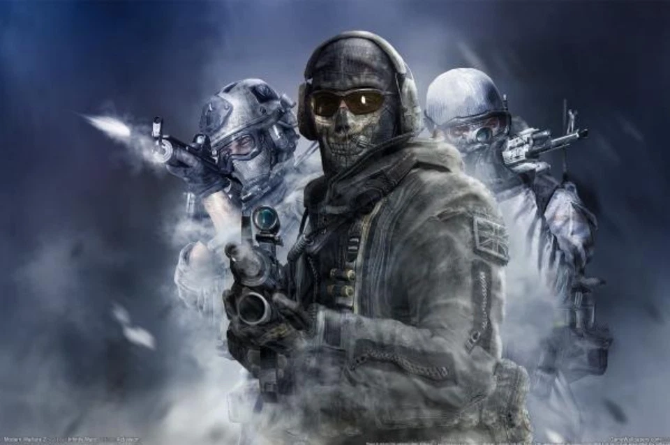 Balaclava Skull Ghost Full Face Masks Military Cosplay Windproof Halloween Gifts - Image 4 of 4