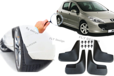 Passend für PEUGEOT307 Schmutzfänge 4 Stück neu Kotflügel Abdeckung Fender KFz T