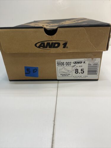 Scarpe And1 Abbigliamento Sportivo Stile 9106 007. Nuovo con scatola. Taglia 8,5 - Foto 9 di 9