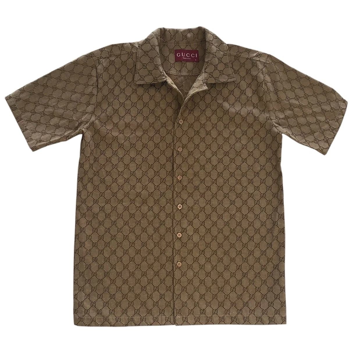 Gucci Regular Size S Casual Button-Down Shirts for Men for sale | eBay