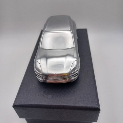 Porsche Macan Turbo Paperweight Metal Silver Limited Edition 1:43