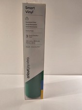 New Roll Cricut Joy Extra Smart Permanent Vinyl Green Blue Yellow 9.5 X 12