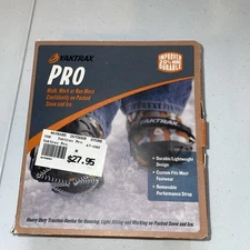 Yaktrax Pro Grips Traction: Built for Running, Light Hiking, Snow - Size medium